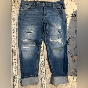 Ava & Viv Blue Skinny Jeans with Stretch